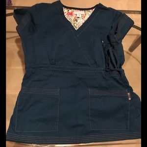 Koi Scrub Top/Bottom -“Deep Sea